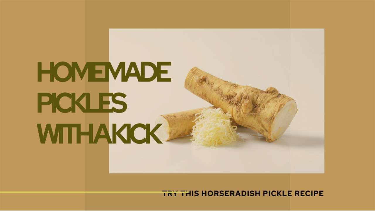 Horseradish Pickles Recipe From Scratch