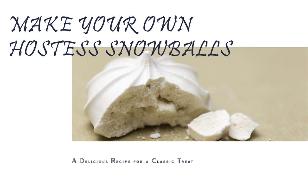 Hostess Snowball Recipe